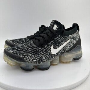 Nike Air VaporMax Flyknit 3 Oreo Black White Women Shoes AJ6910-001 Size 5